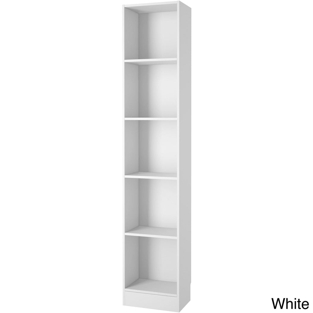 Tall Narrow 5-Shelf Bookcase U3078