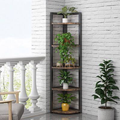 Metal Corner Bookcase O13934