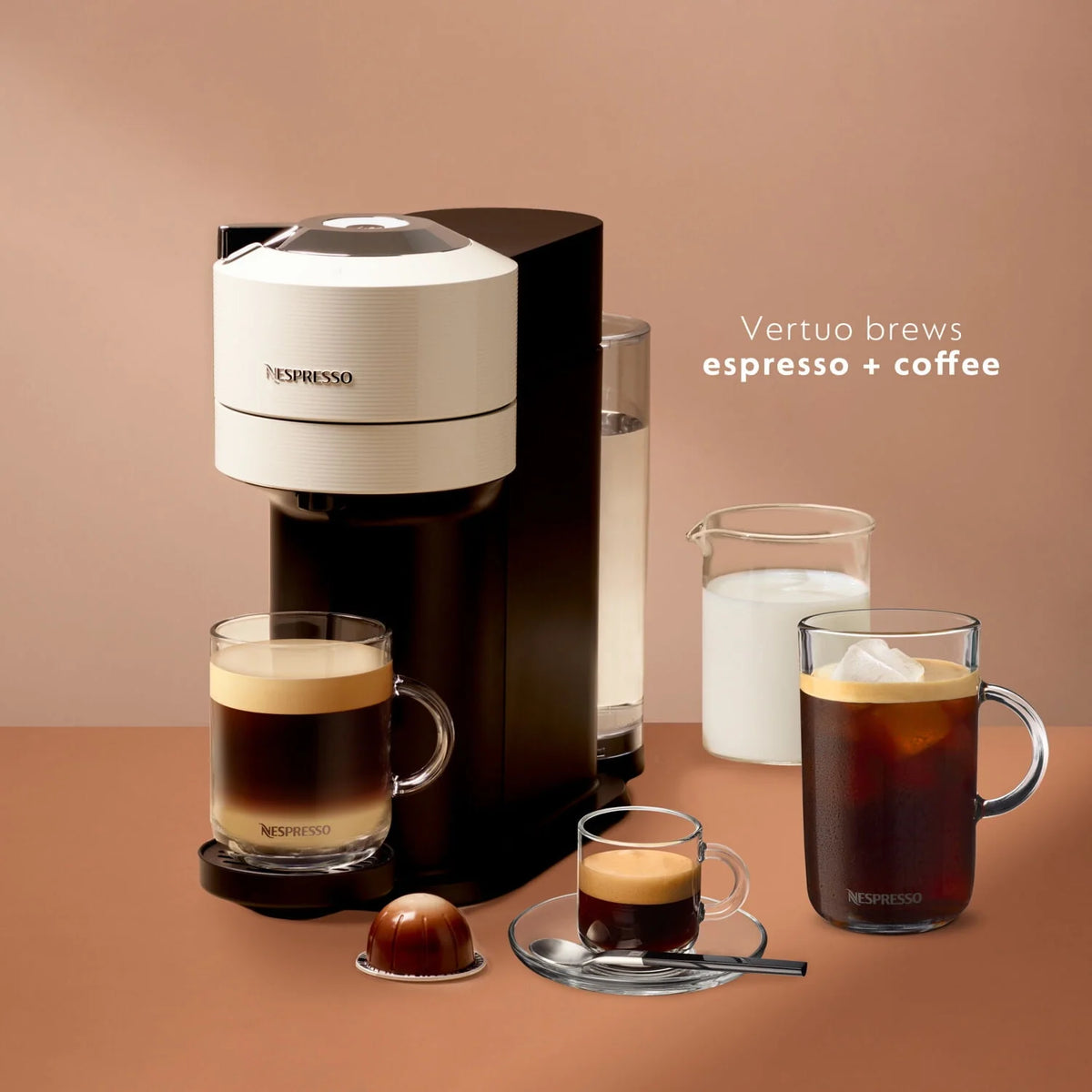White Coffee and Espresso Maker E540