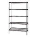 Black 18 x 48 in. Wire Shelf V4897