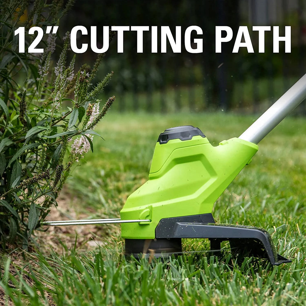 24V 12-inch String Trimmer with 2Ah Battery and Charger U761
