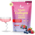 Multi Collagen Protein Powder with Hyaluronic Acid & Biotin, Mixed Berry A538