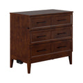 Twin Murphy Bed Chest with Mattress in Walnut S96237