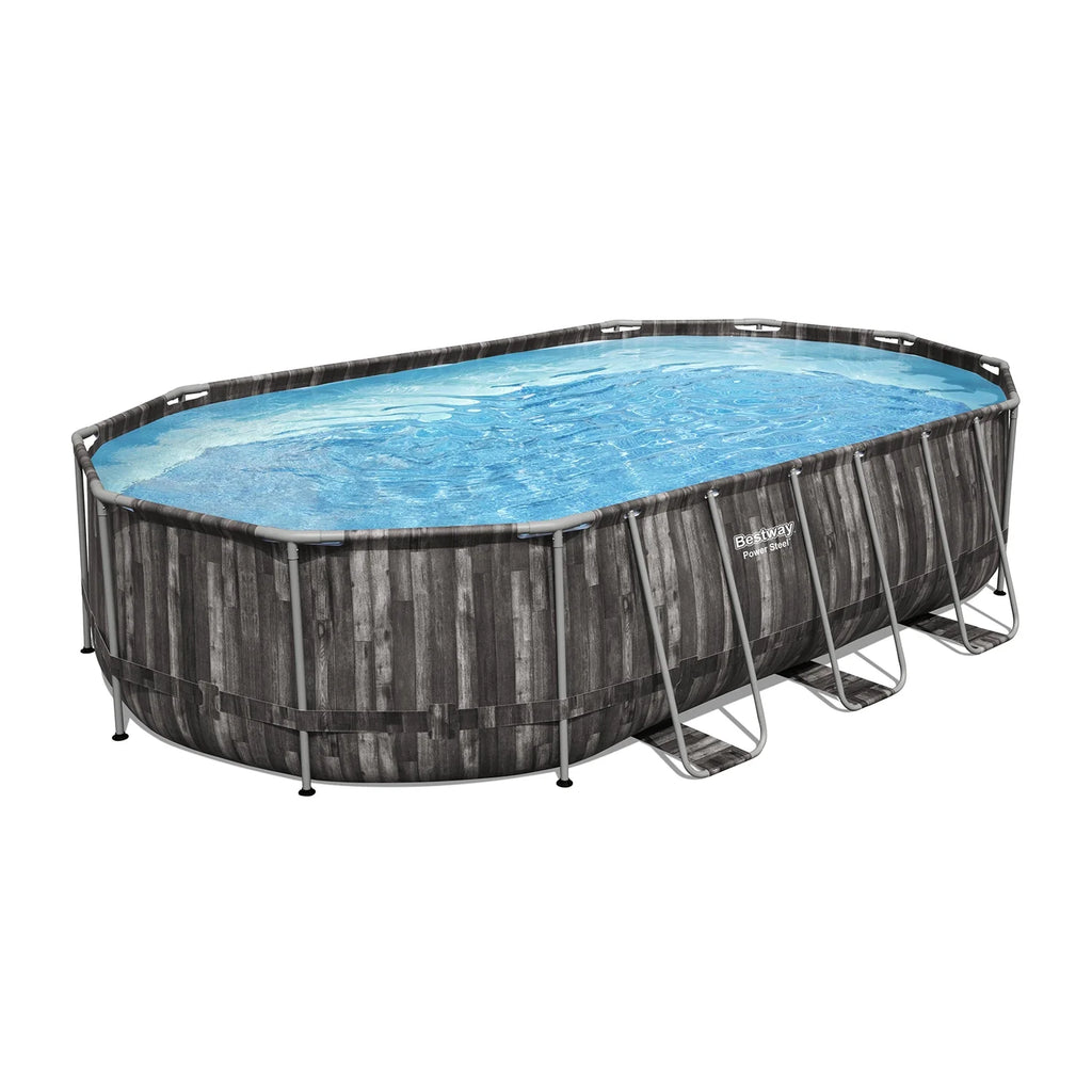 20' x 12' x 48 Oval Above Ground Swimming Pool Set B4625