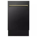 18 in. 8-Cycle Tall Tub Dishwasher with 3rd Rack in Black Stainless Steel L67924