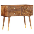 Mango Wood 4 Drawer Sideboard Storage Cabinet H95707