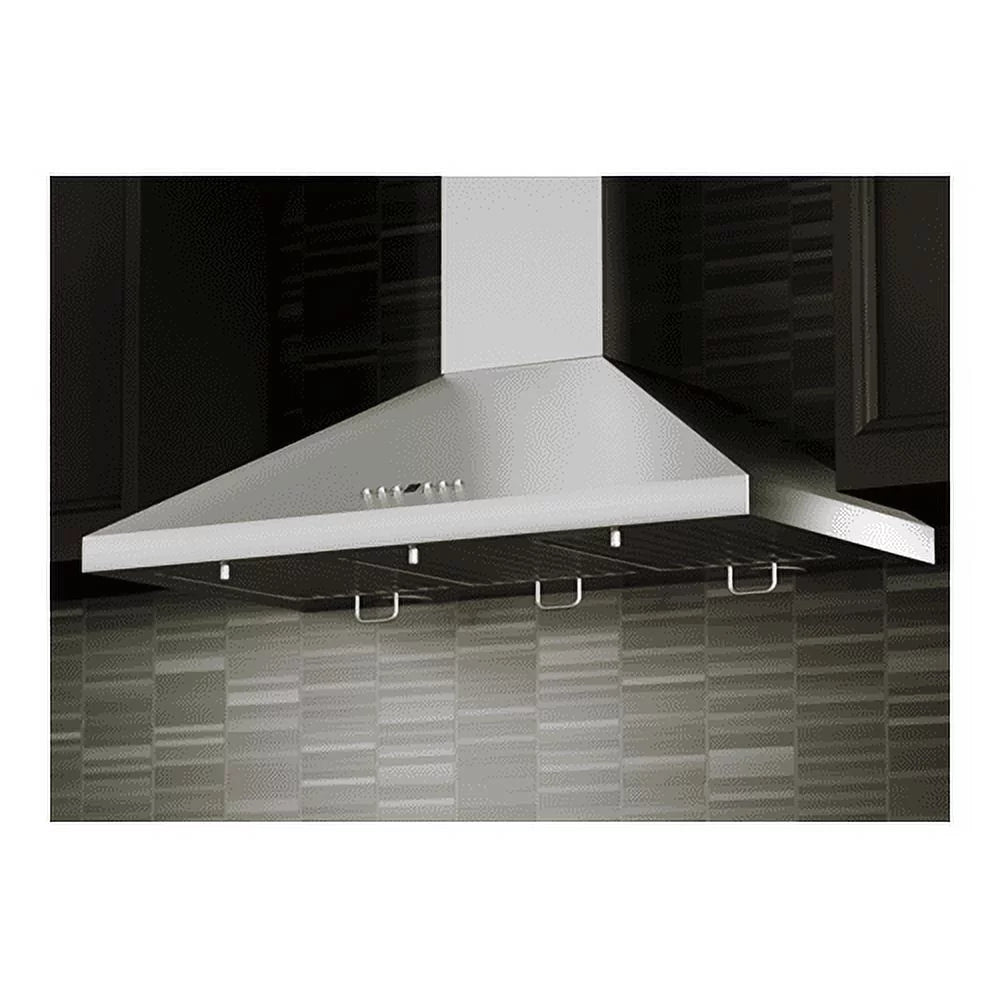 42 in. 760 CFM Wall Mount Range Hood in Stainless Steel F244