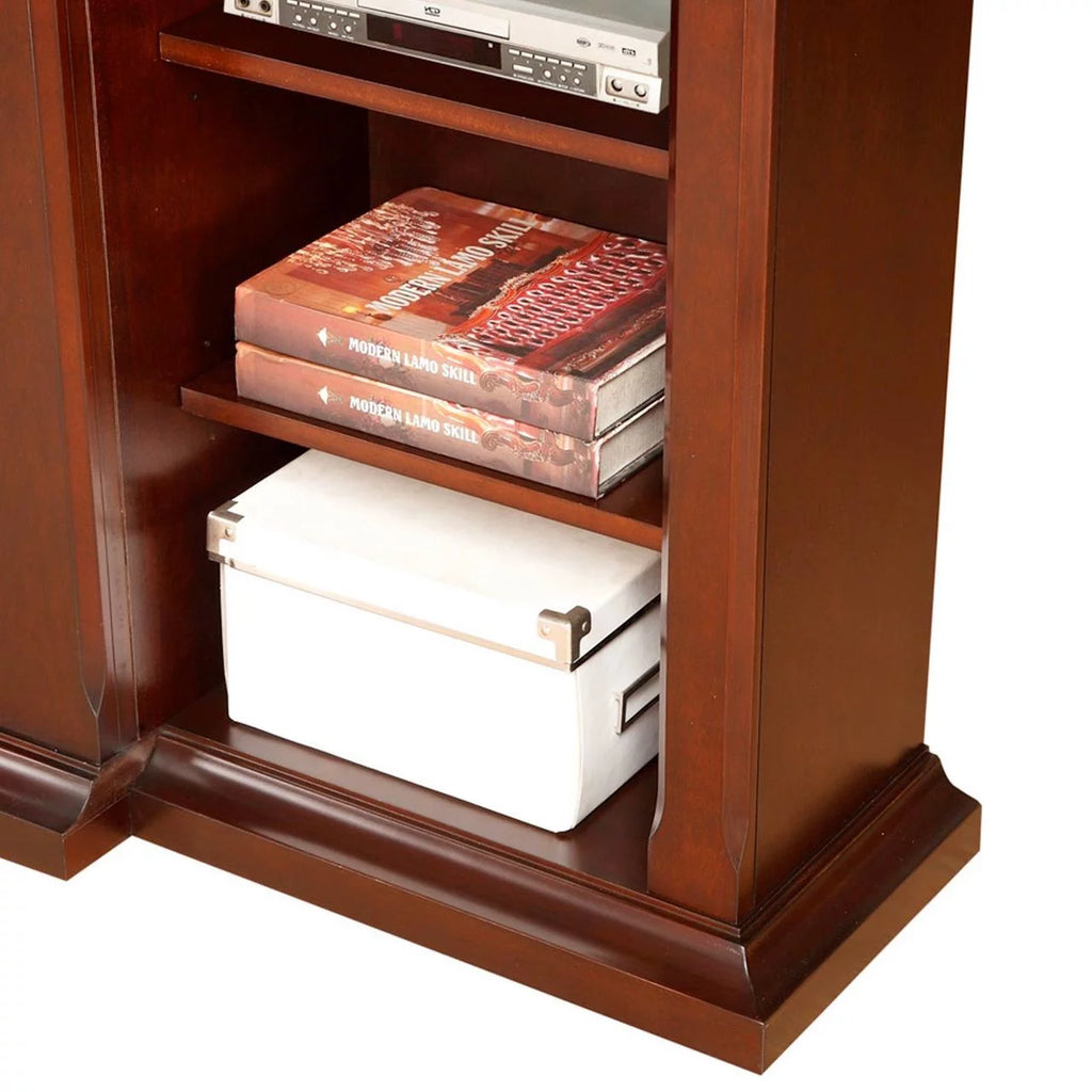 Ventless Fireplace Insert with Mantel and Shelves Q799102