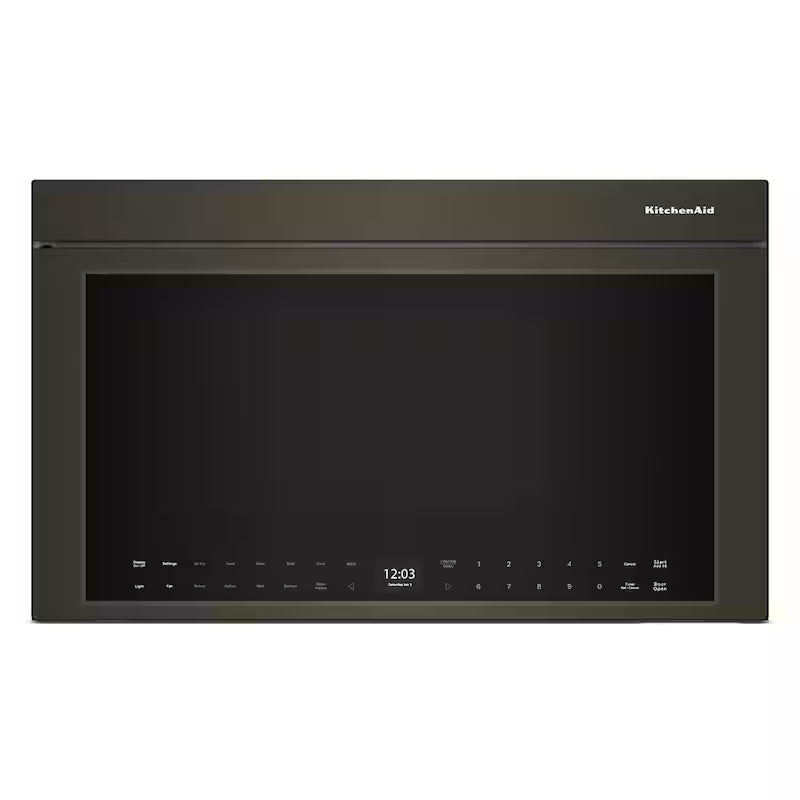 30 in. 1.10 cu. ft. Over-the-Range Microwave Oven in Black Stainless B5788
