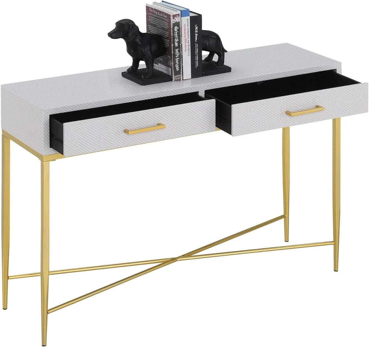 White Console Table F5356