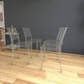 Transparent Stacking Dining Chair Z277