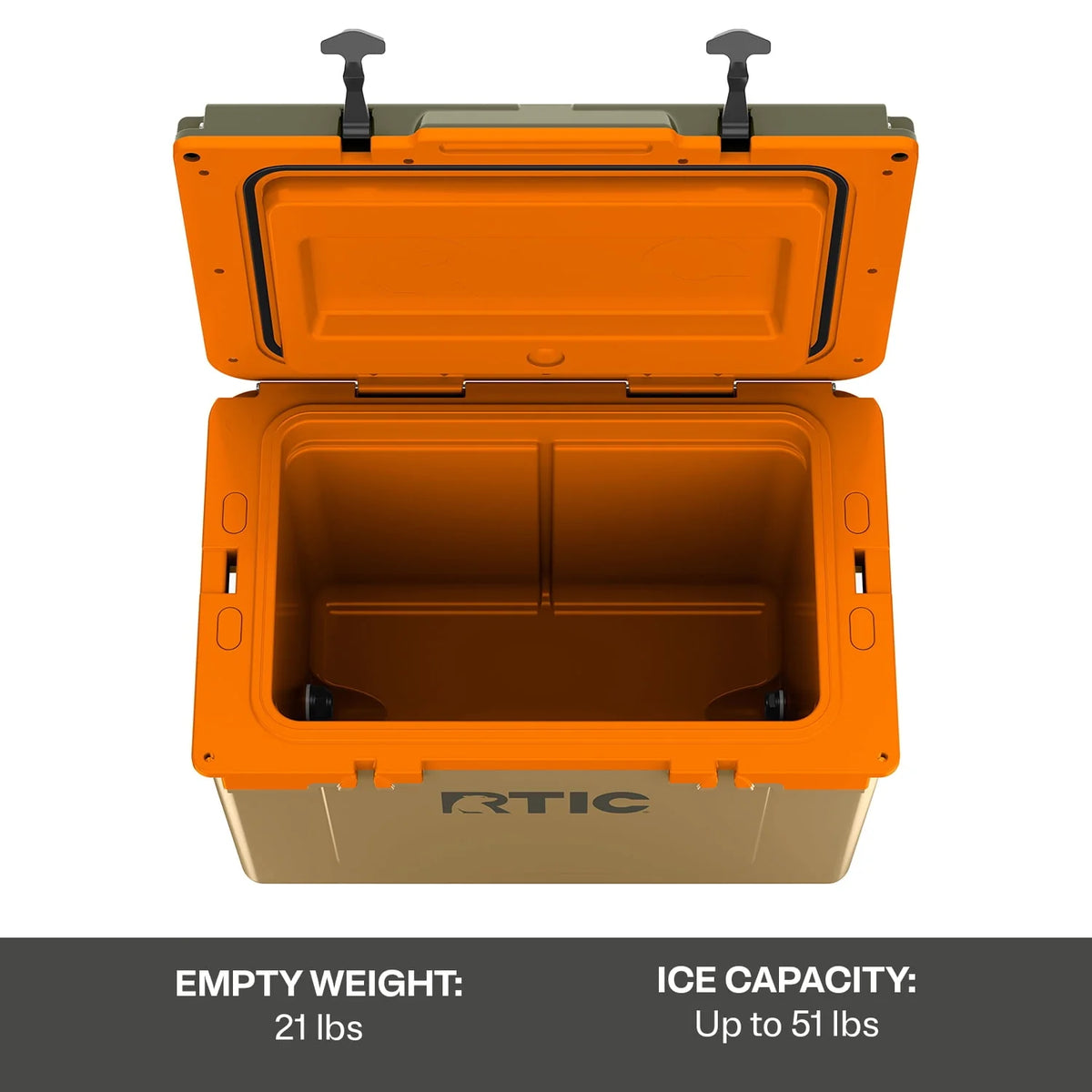 52 QT Ultra-Light Hard-Sided Ice Chest Cooler L773528