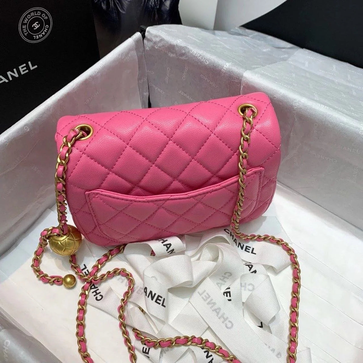 Pink Mini Flap Bag Y108262