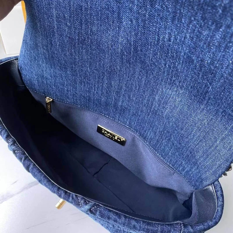 Denim Flap Bag D111