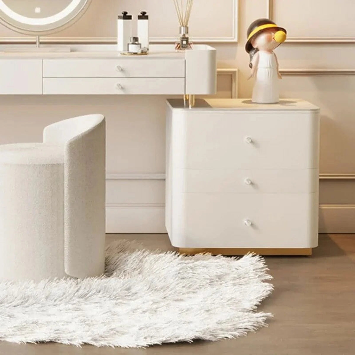 Modern Minimalist Wooden Vanity Table A51542