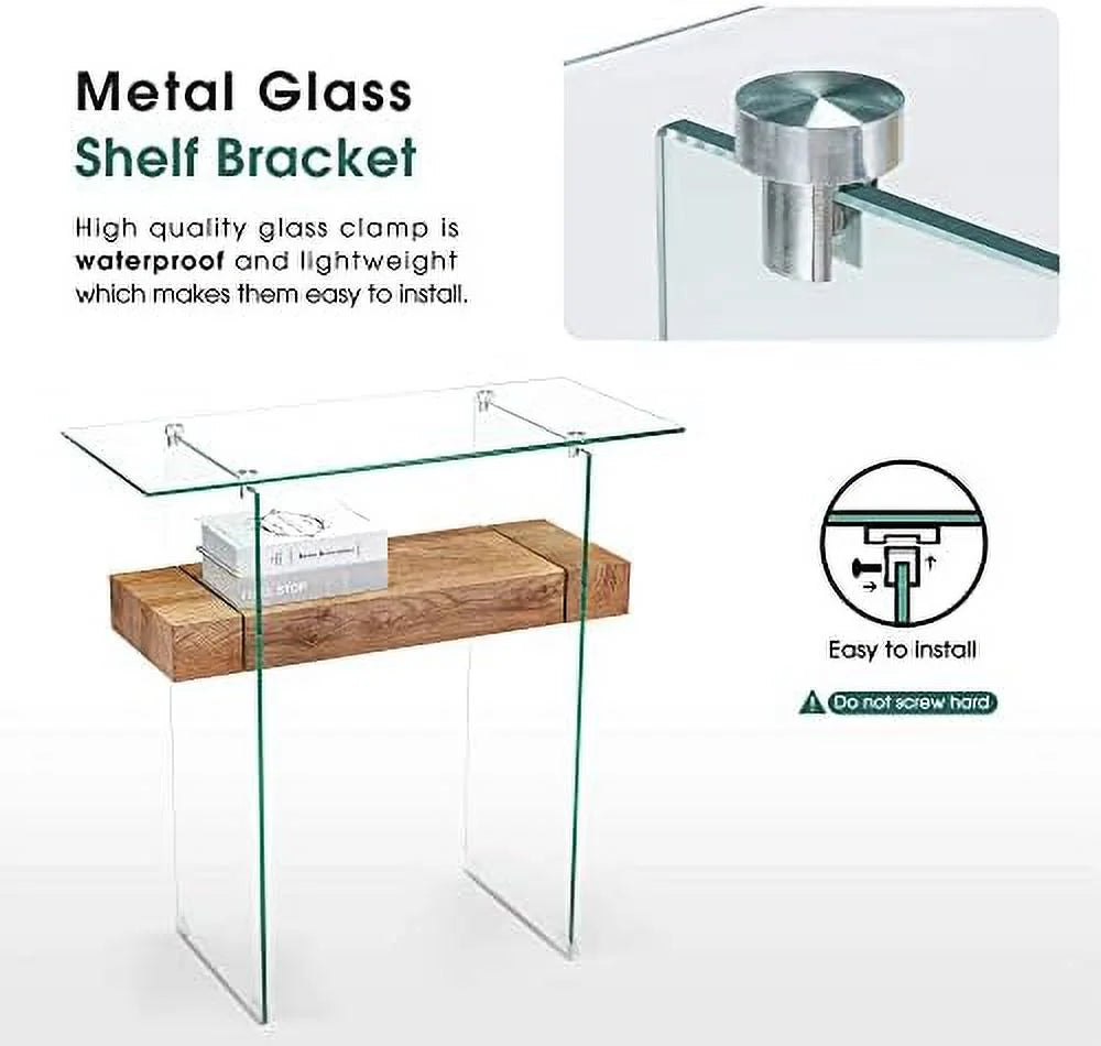 Narrow Glass Console Table D68630