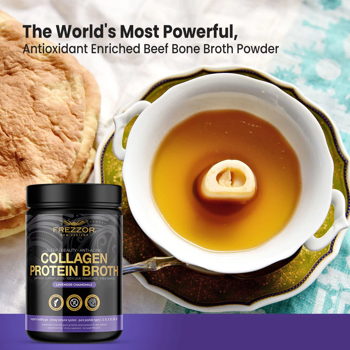 Grass-Fed Collagen Protein Bone Broth Protein Powder C111