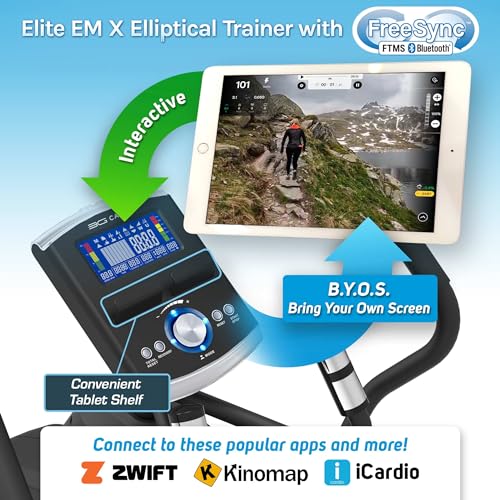Elliptical Trainer Machine with Adjustable Stride I619710