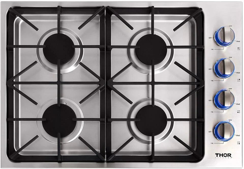 30 in. Natural Gas Cooktop in Stainless Steel V14080