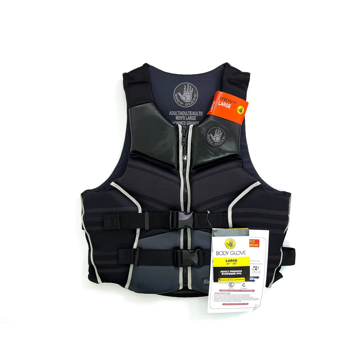 Black Evoprene Life Jacket Vest U152209