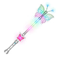 Light Up LED Butterfly Wand Q7855