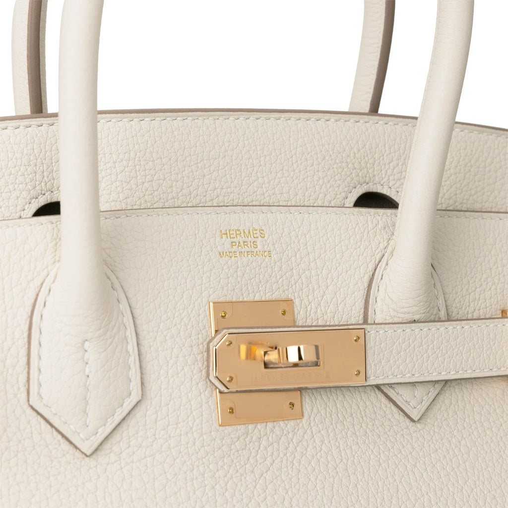 Birkin 30 Craie Togo Rose Gold Hardware A55037