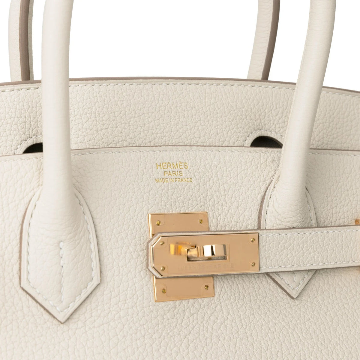 Birkin 30 Craie Togo Rose Gold Hardware A55037