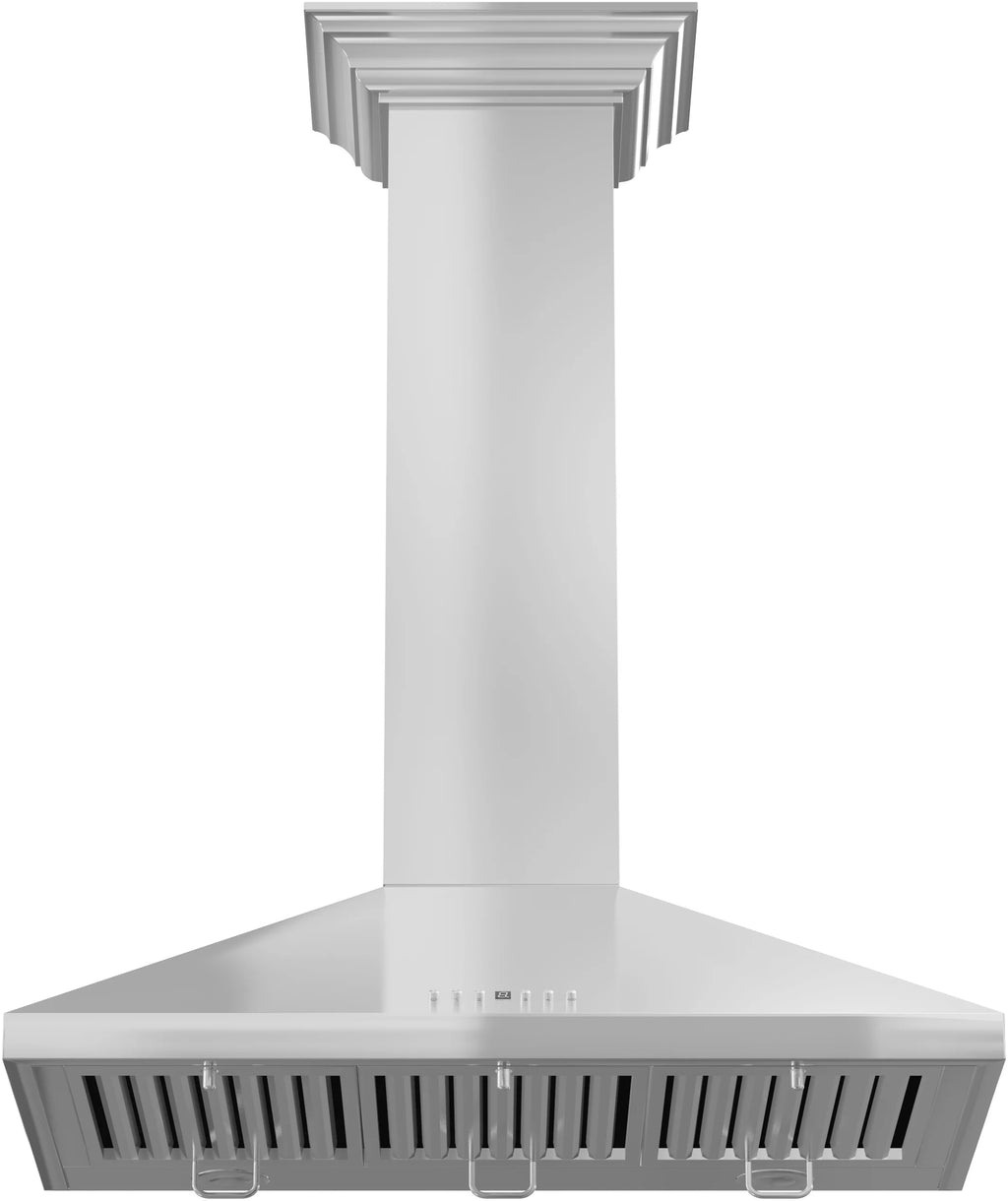 42 in. 760 CFM Wall Mount Range Hood in Stainless Steel F244