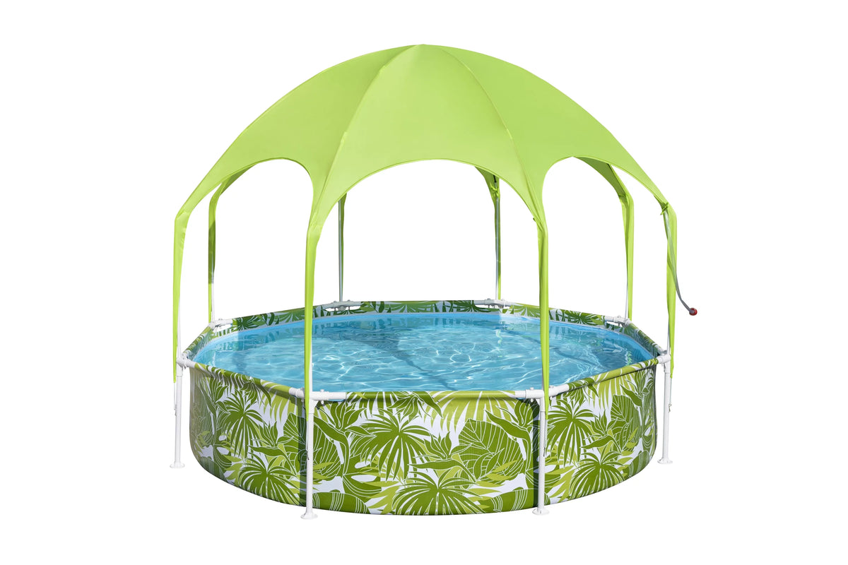 8 ft. x 20 in. Round Above Ground Pool Set Q153805