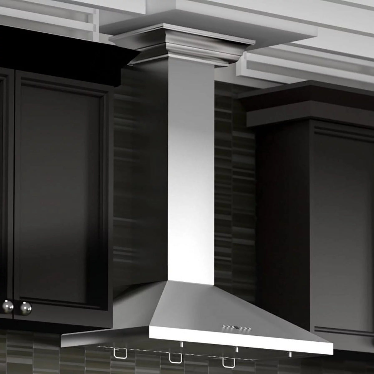 42 in. 760 CFM Wall Mount Range Hood in Stainless Steel F244