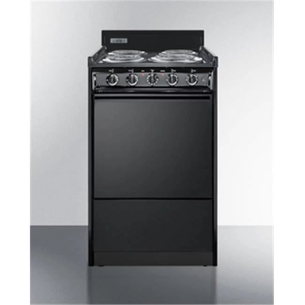 20 in. Wide Black Electric Range J662102