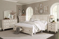 White 6pc King Storage Bed Set M797952