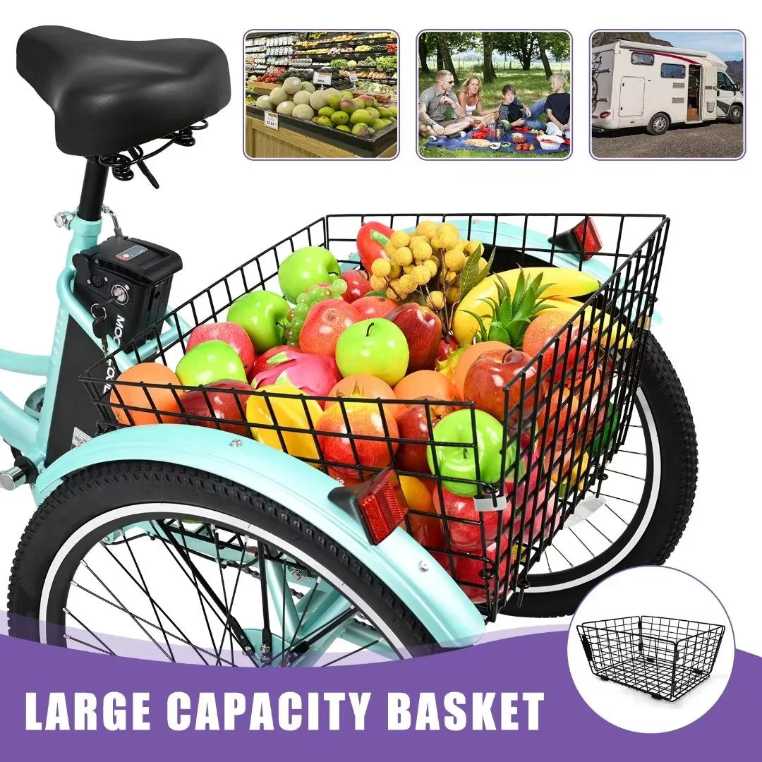 24" 350W 3 Wheel Electric Tricycle D53429