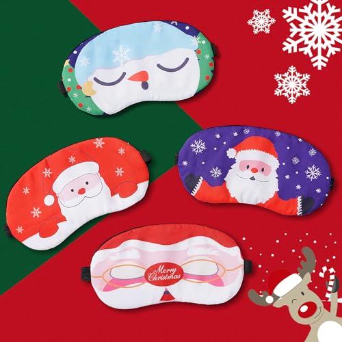 Cartoon Animal 4 Pack/8 Pack Adjustable Strap Blackout Eye Mask D2305