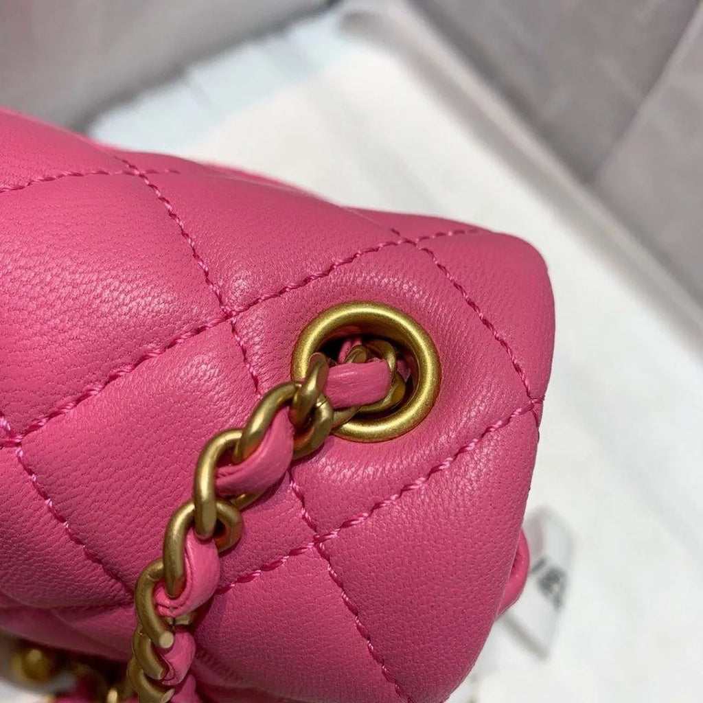 Pink Mini Flap Bag Y108262