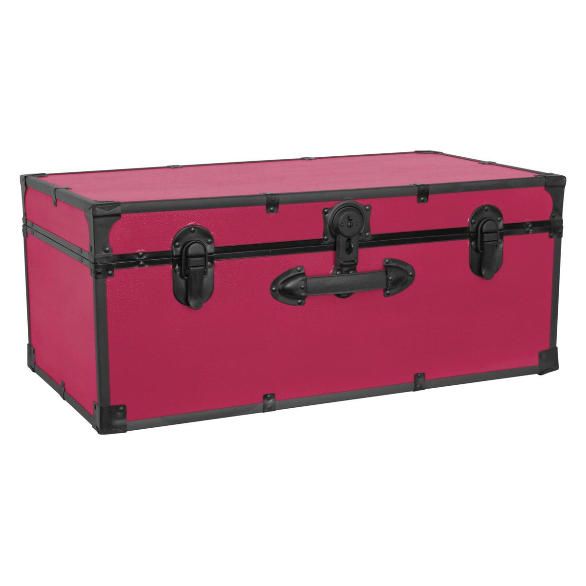 30 inch Footlocker Trunk with Black Hardware P5946