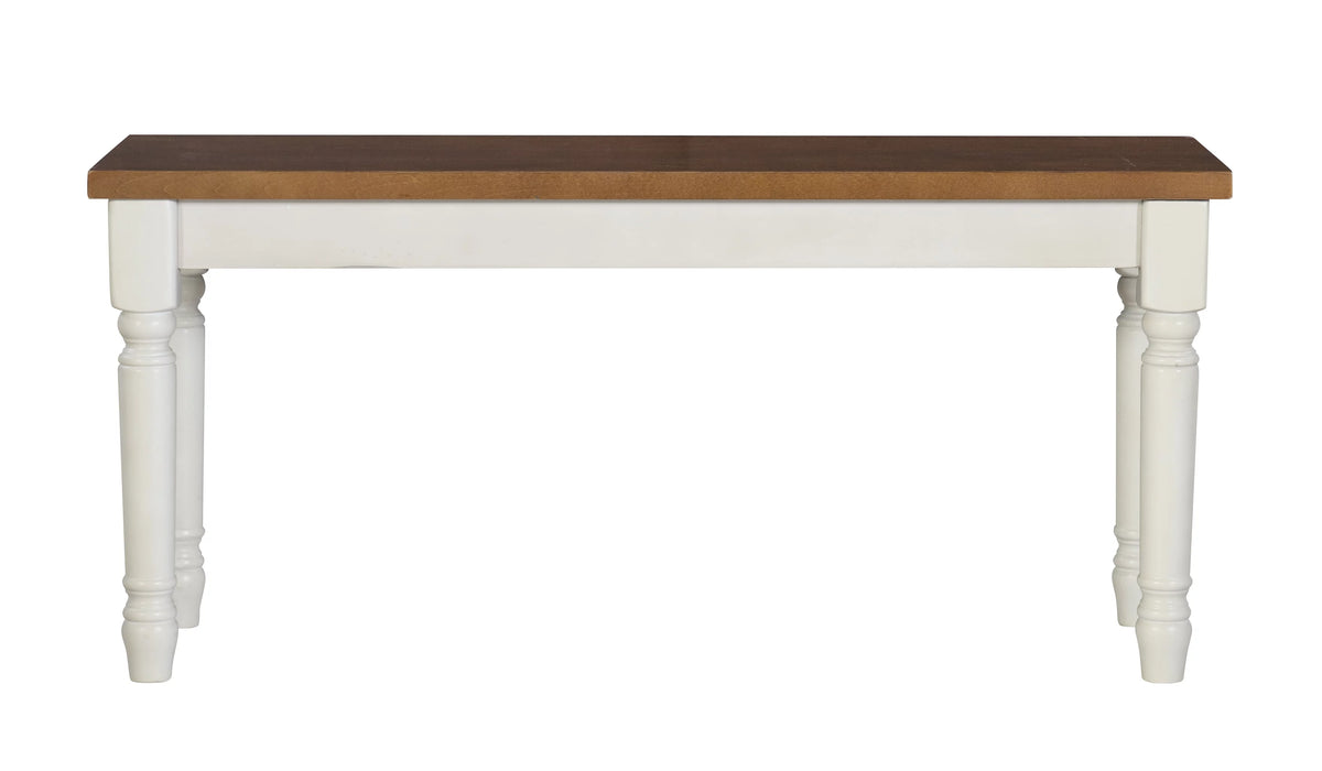 Vanilla White Dining Bench Q90295