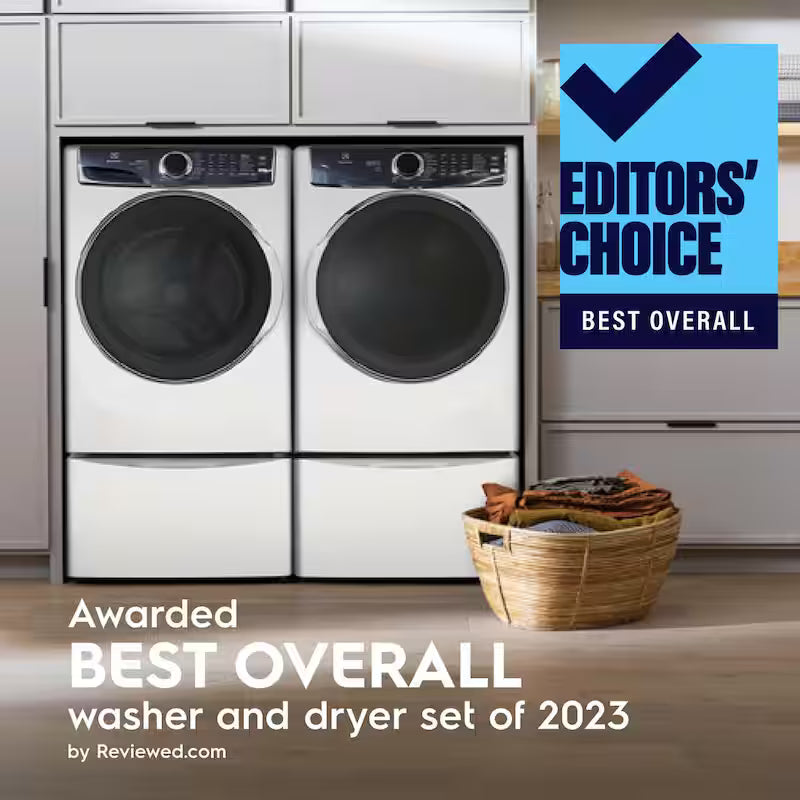 White 8 cu. ft. Front Load Electric Dryer M628