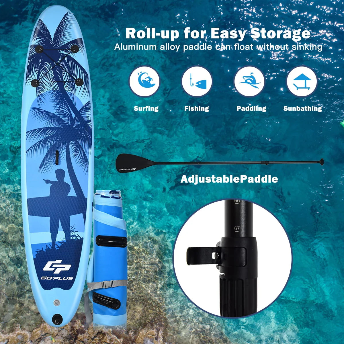 9.8' Inflatable Stand Up Paddle Board N236