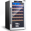 20 Inch Cooler Refrigerator with Tempered Glass Door W8173