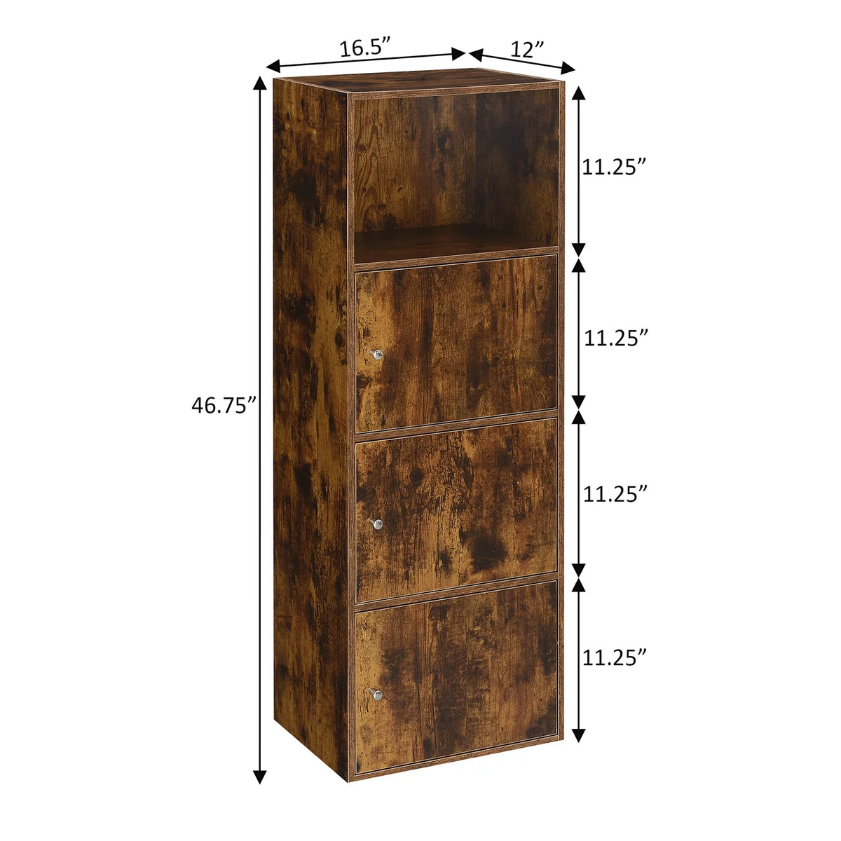 3 Door Cabinet with Shelf I686