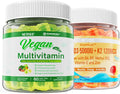 Vitamin D3 5000IU + K2 120mcg Vegan Multivitamin A18083