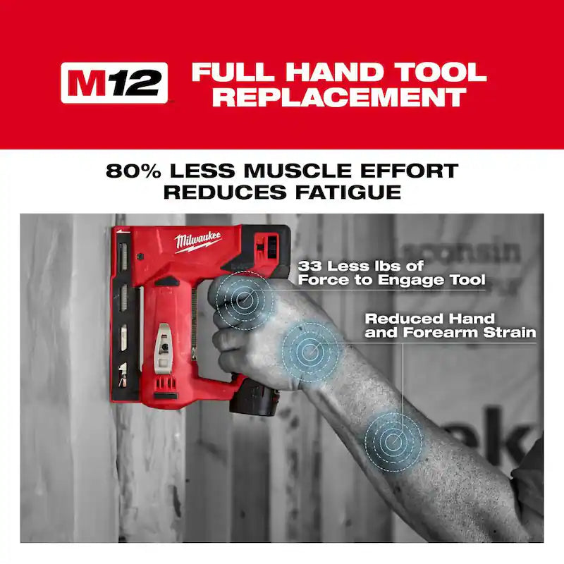 12V Cordless Rotary Tool with 3/8 in. Crown Stapler and 6.0 Ah Battery Pack H71210