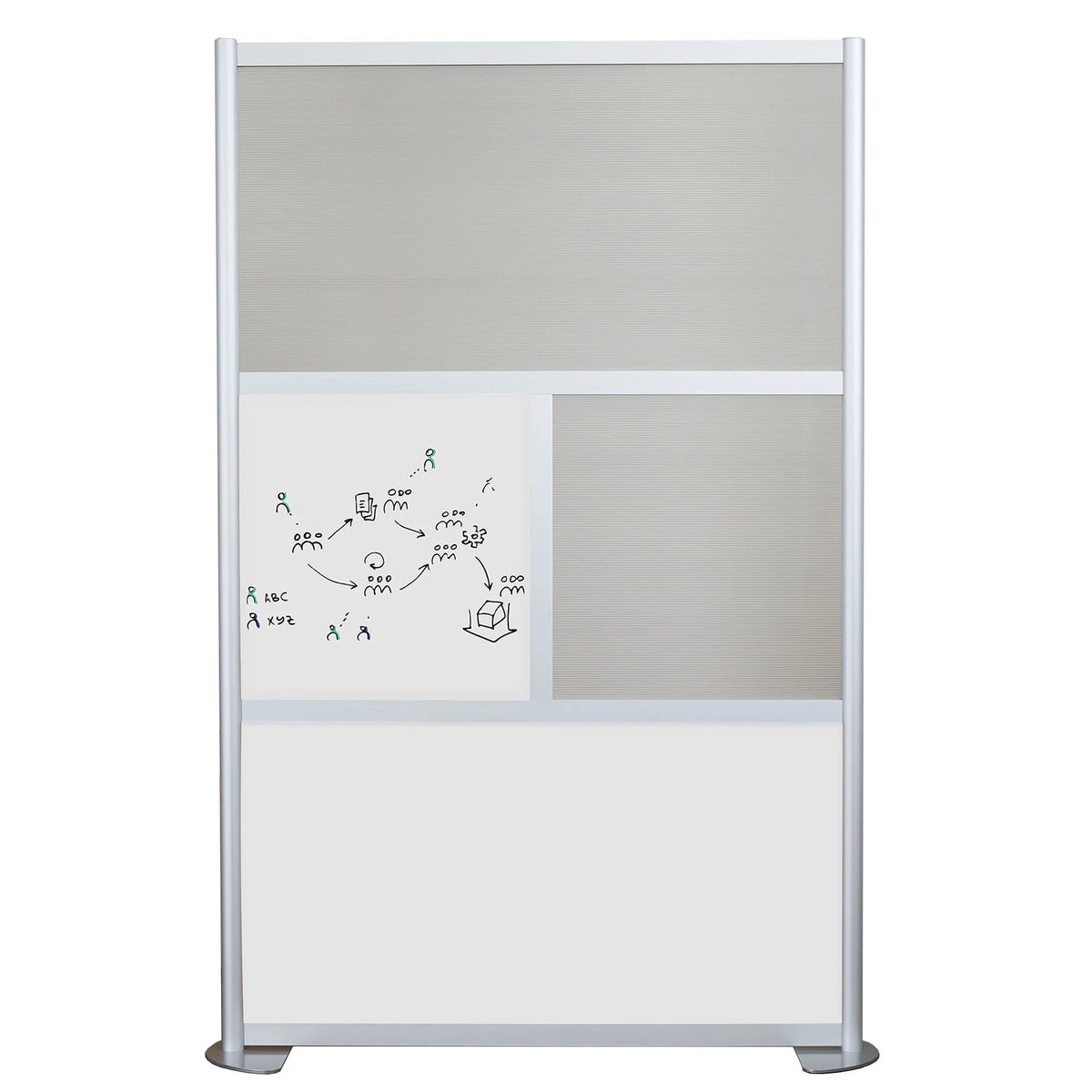 4 Panel Modern Room Divider U542