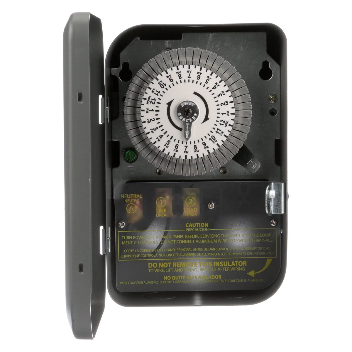 Indoor 24-Hour Mechanical Time Switch Timer with Metal Box W227453