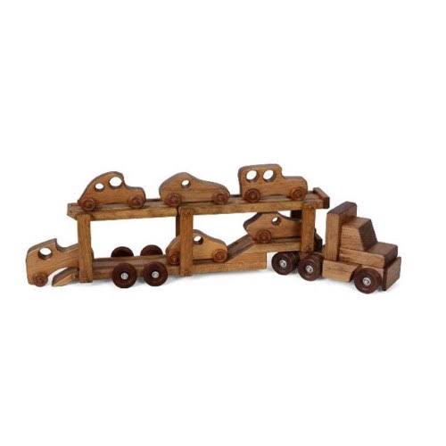 Wooden Car Carrier Truck Toy L185