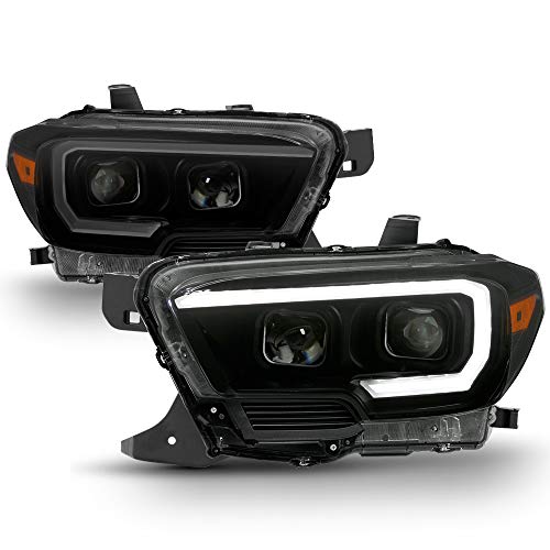 Black Smoked LED Sequential Headlamps L55166
