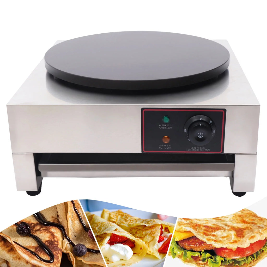 1.7KW Commercial Electric Crepe Maker Nonstick Griddle Z43317