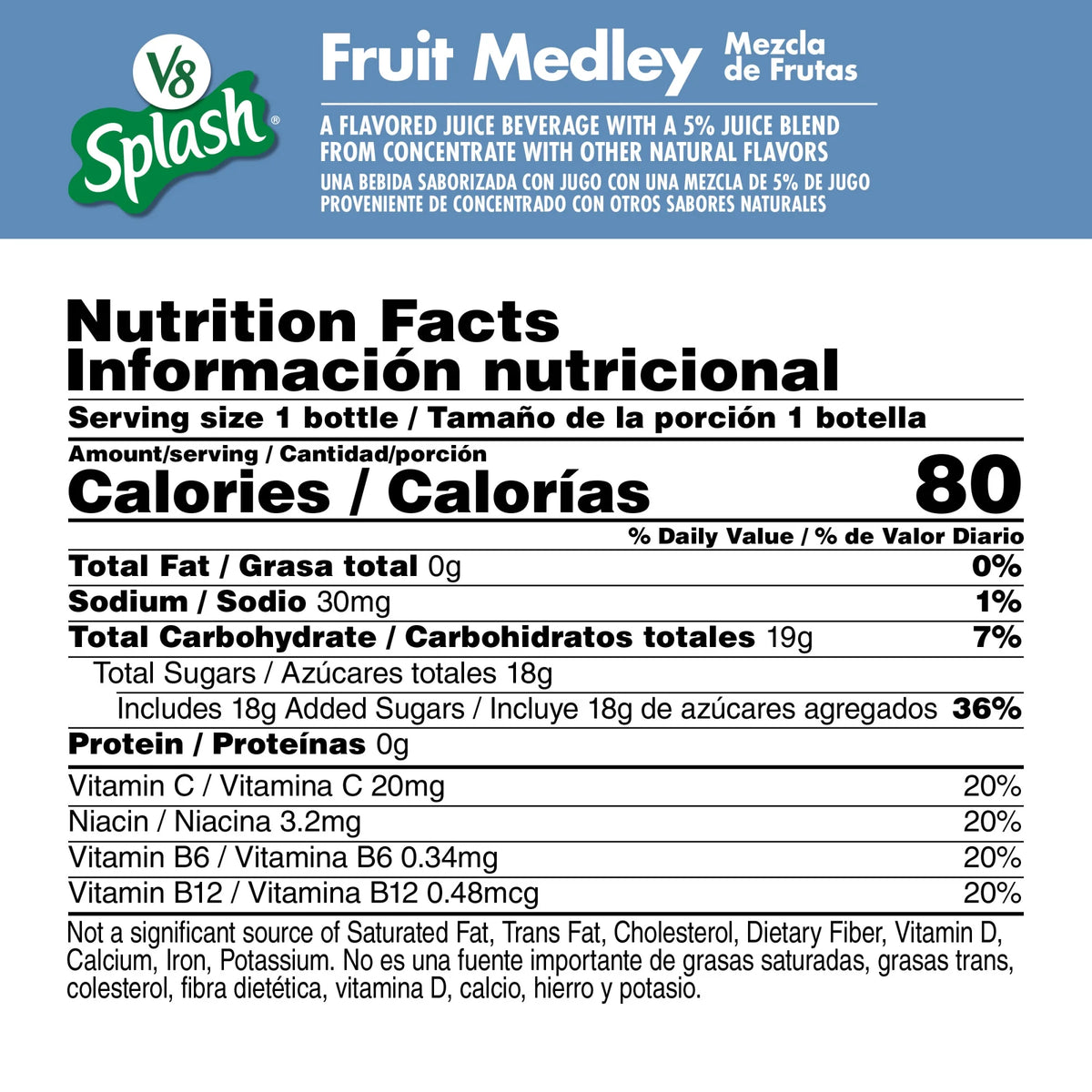 Fruit Medley Flavored Juice Beverage, 16 fl oz Bottle I5006