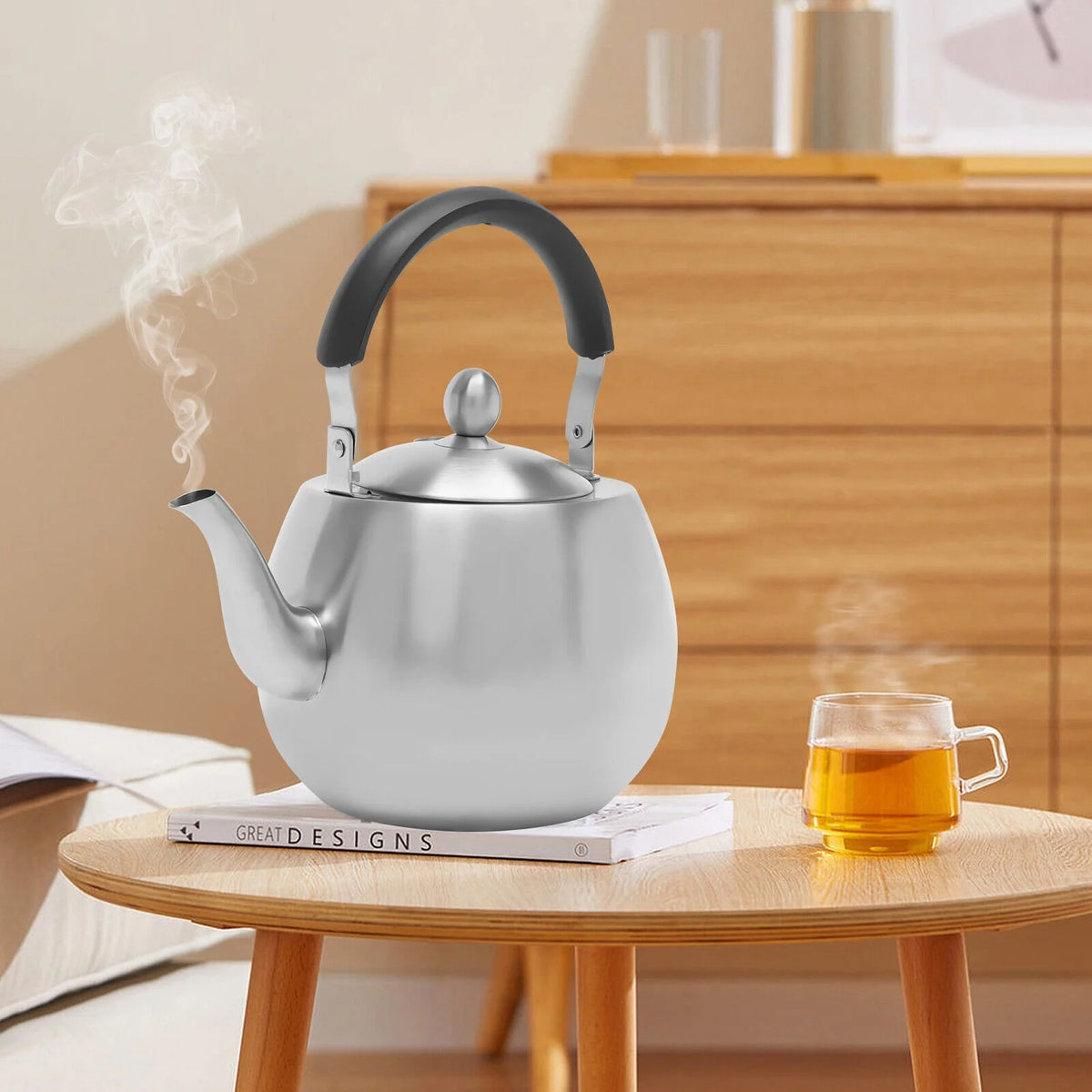 4L Stainless Steel Kettle Teapot M475
